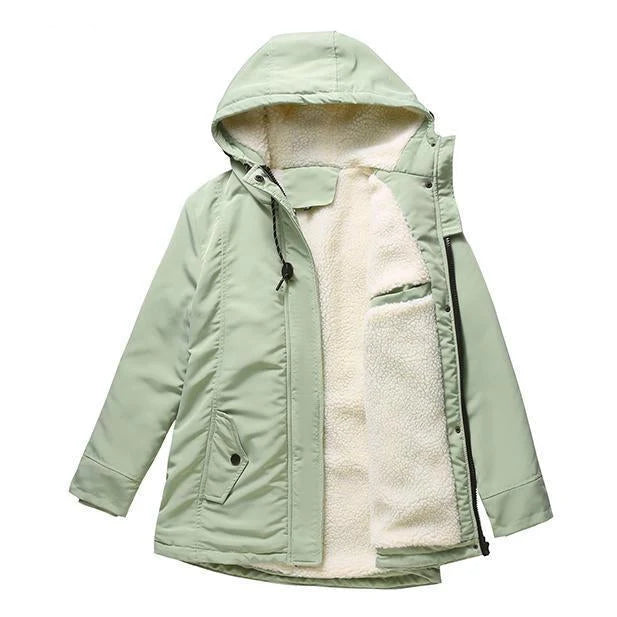 Maisha | Fleece-Lined Hooded Parka Coat