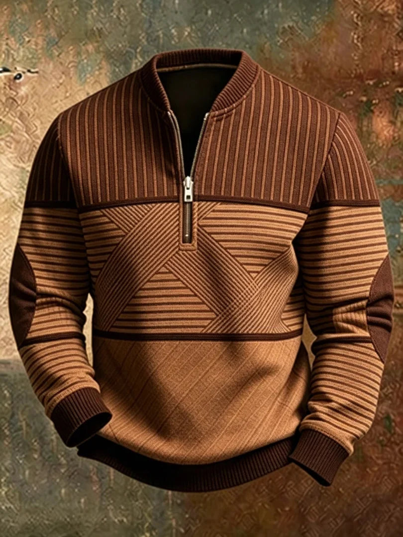 Viktor | Stylish Men's Half-Zip Jumper