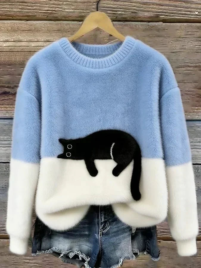 Luna | Women's Cat Motif Jumper