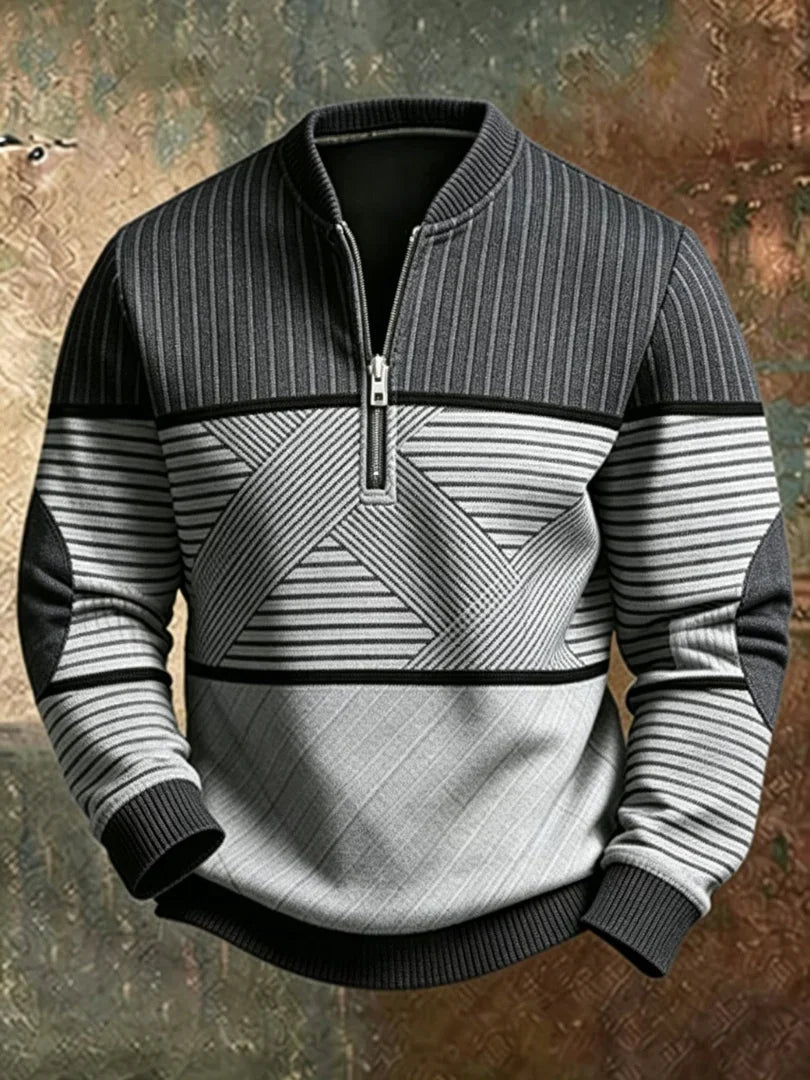 Viktor | Stylish Men's Half-Zip Jumper