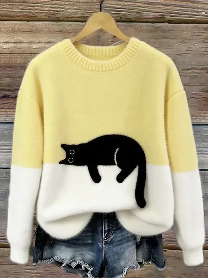 Luna | Women's Cat Motif Jumper