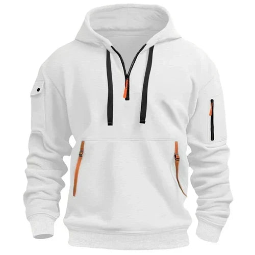 Landon | Men's Half-Zip Hoodie with Pockets