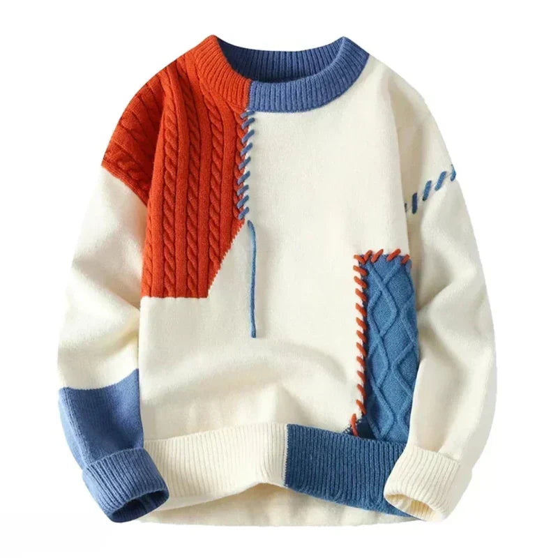 Finley | Patchwork Knit Jumper