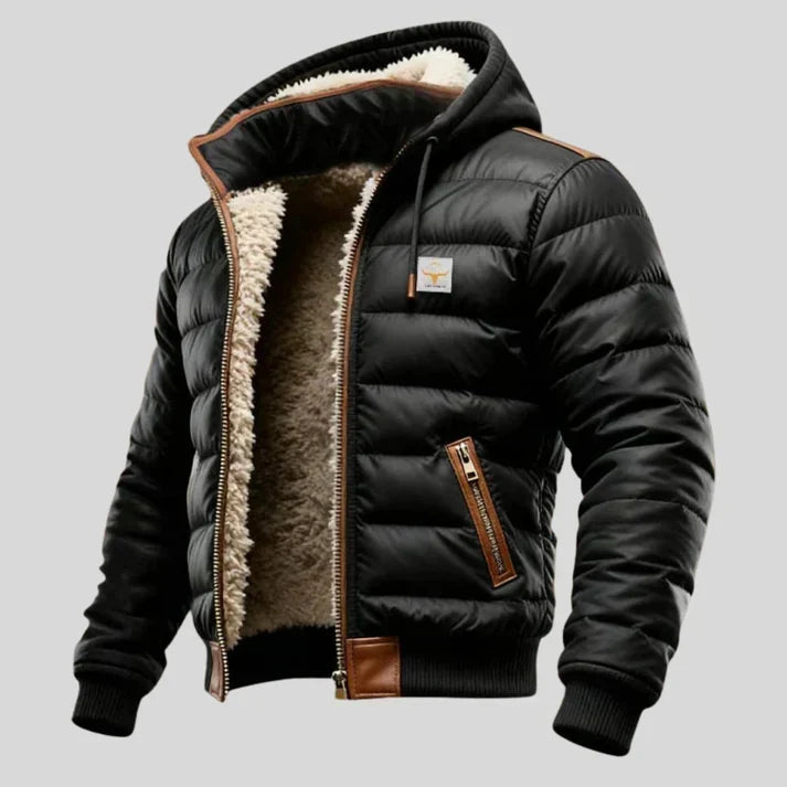 Topuria | Sherpa-Lined Quilted Jacket