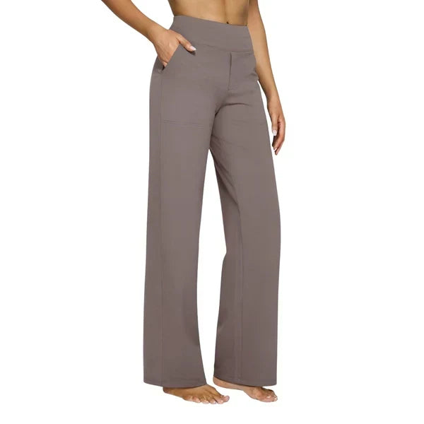 Calista | Women's Straight-Leg Jersey Trousers