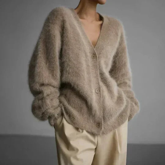 Jasmine | Women's Soft Fluffy Cardigan