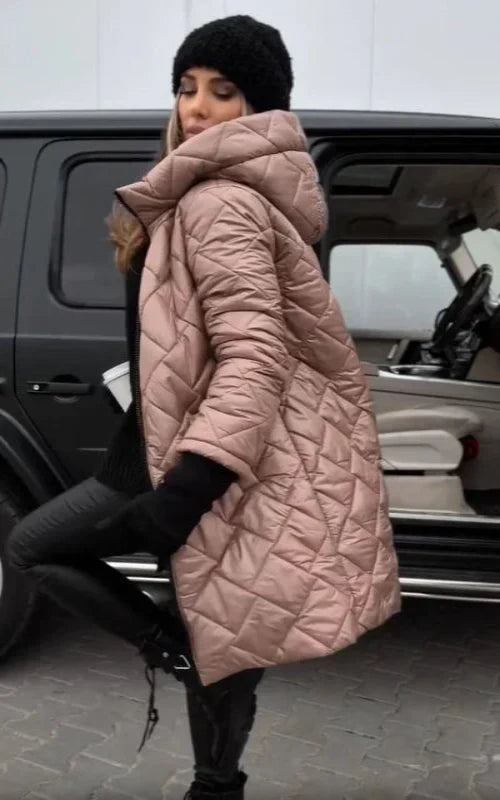Brielle | Hooded Quilted Down Coat