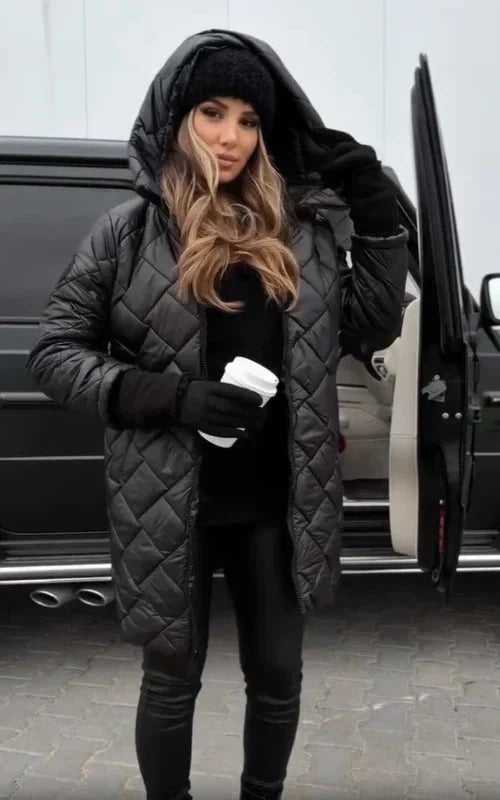Brielle | Hooded Quilted Down Coat