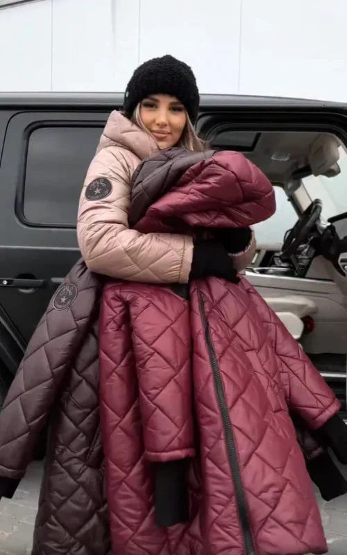 Brielle | Hooded Quilted Down Coat