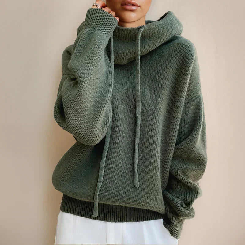 Jessica | Women's Knitted Hoodie