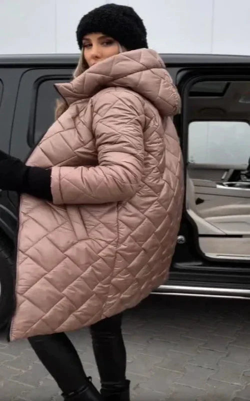 Brielle | Hooded Quilted Down Coat