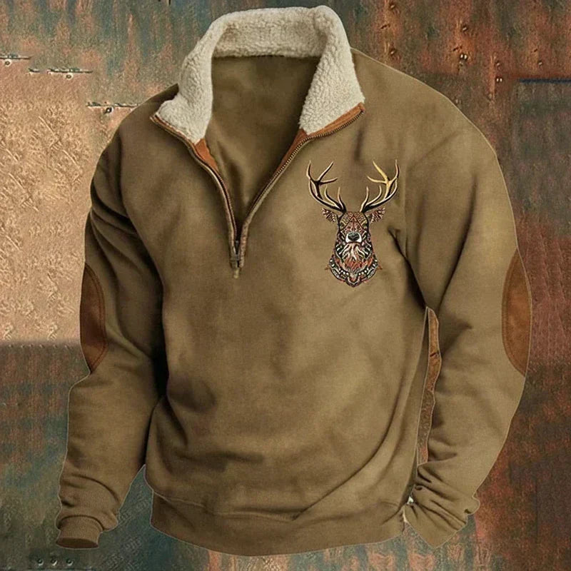 Darven | Quarter-Zip Fleece Jumper
