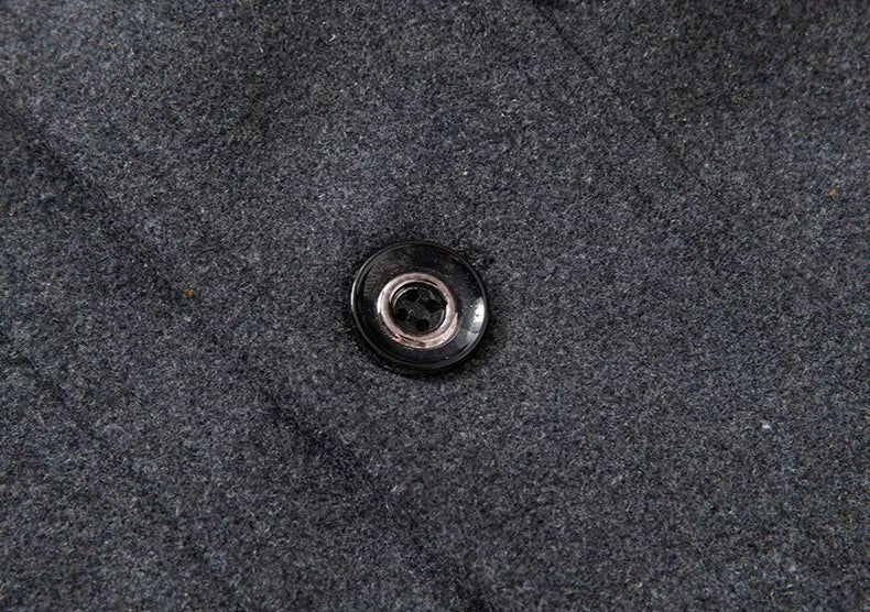 Stephen | Double-Collar Wool Business Coat