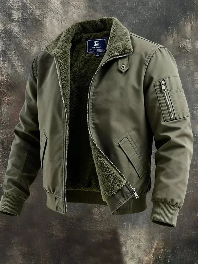 Alpen | Sherpa-Lined Bomber Jacket