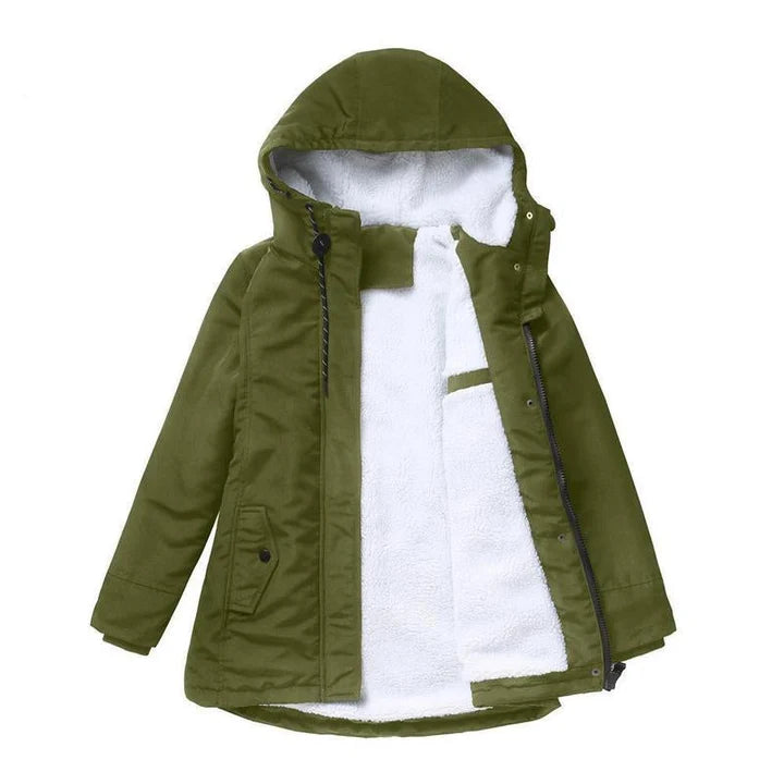 Maisha | Fleece-Lined Hooded Parka Coat