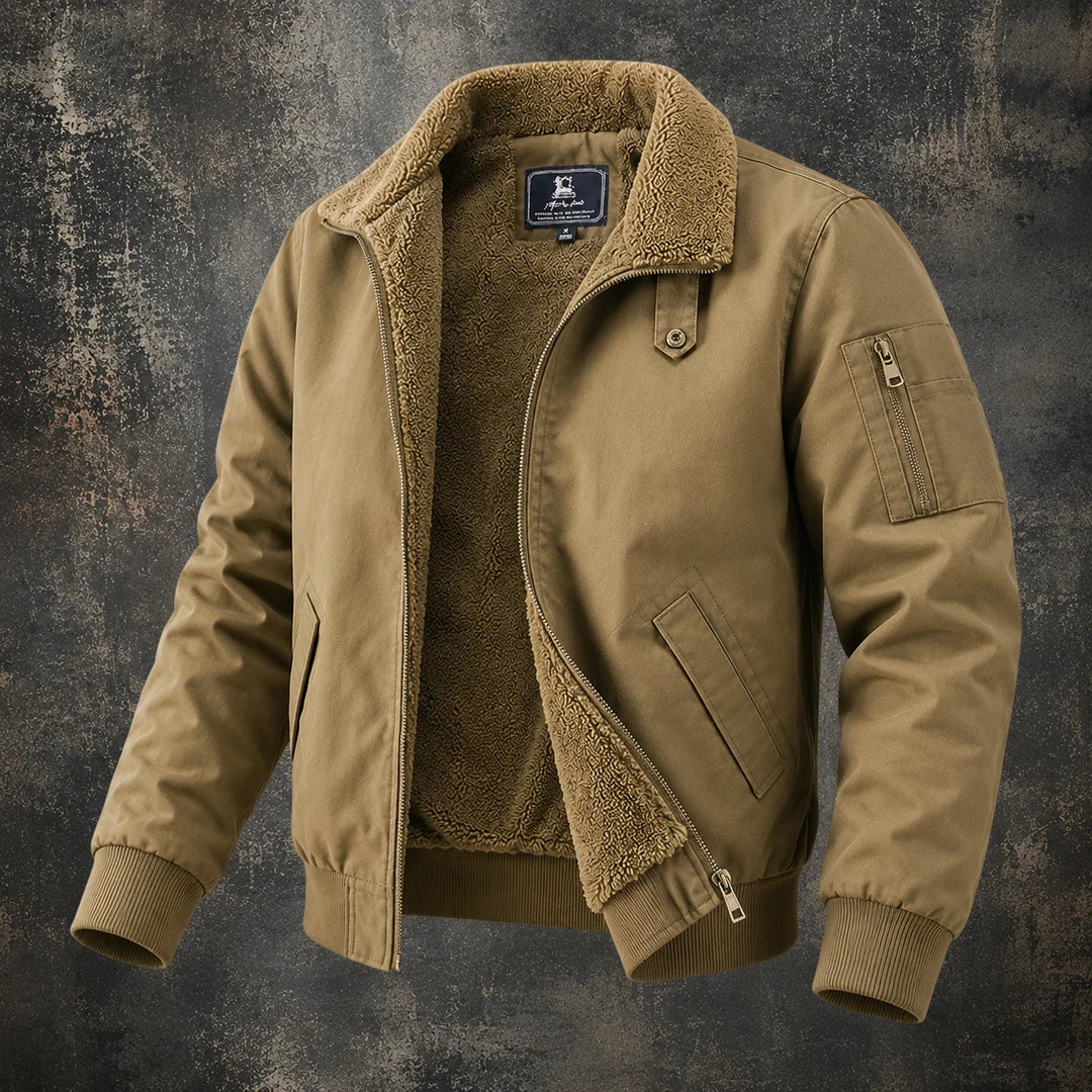 Alpen | Sherpa-Lined Bomber Jacket