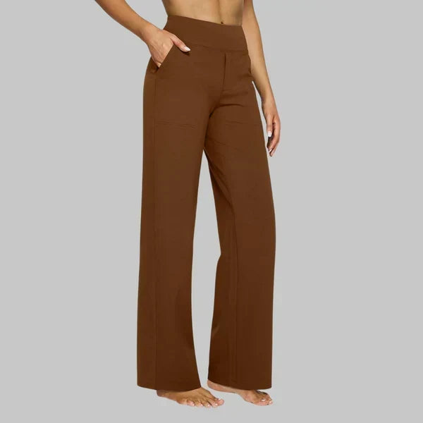 Calista | Women's Straight-Leg Jersey Trousers