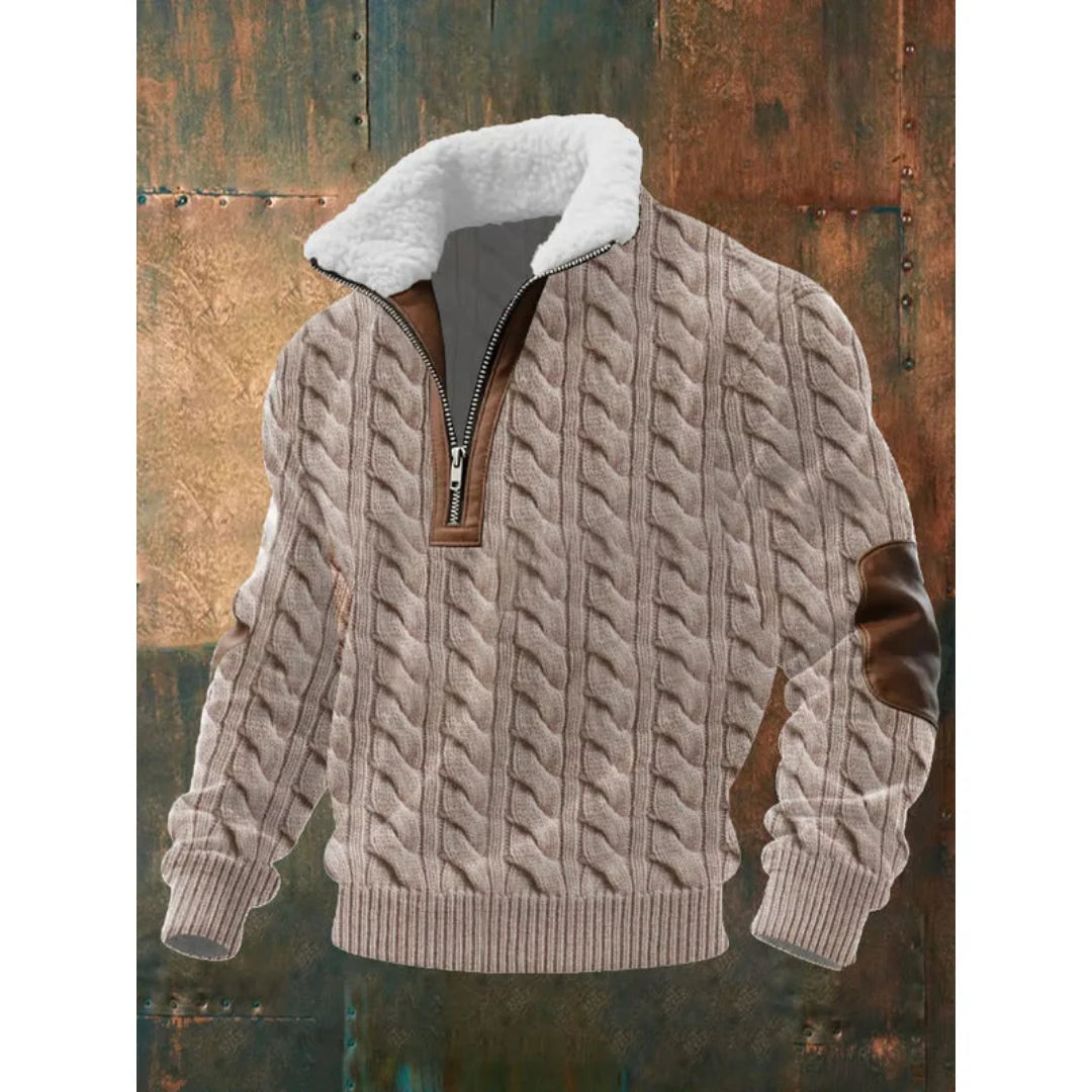 Killian | Fleece Turtleneck Sweater With Zipper