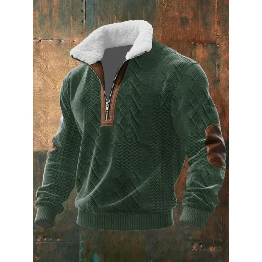 Killian | Fleece Turtleneck Sweater With Zipper