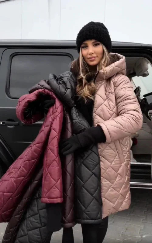 Brielle | Hooded Quilted Down Coat