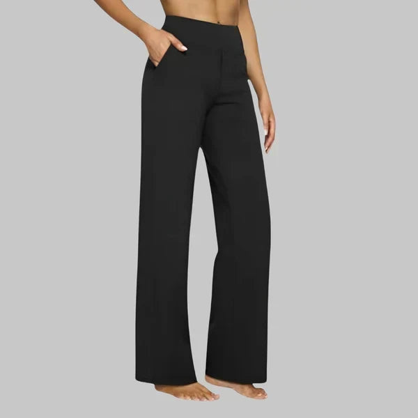 Calista | Women's Straight-Leg Jersey Trousers