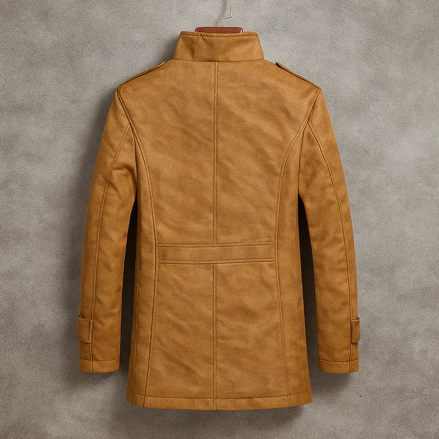 Cesare | Men's Suede Winter Coat