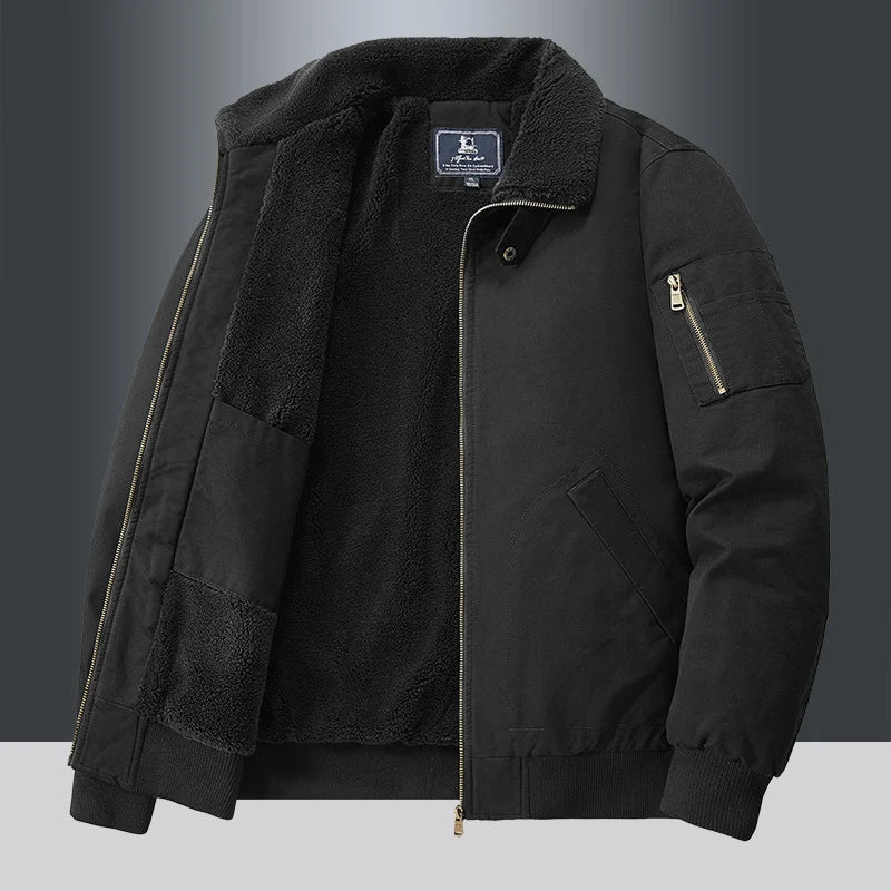 Alpen | Sherpa-Lined Bomber Jacket