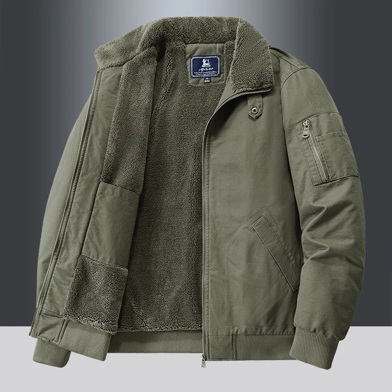 Alpen | Sherpa-Lined Bomber Jacket