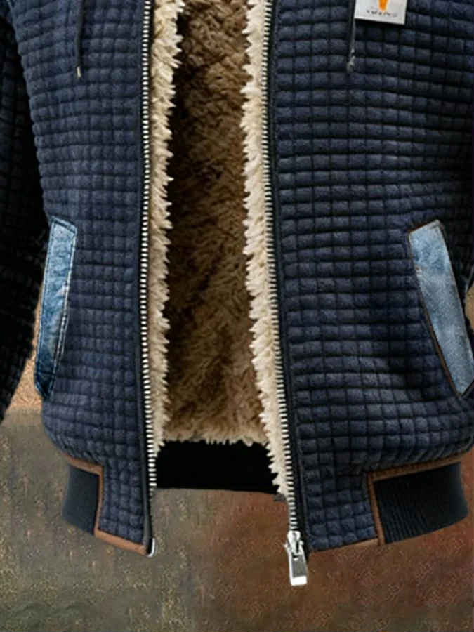 Damien | Men's Insulated Quilted Denim Jacket