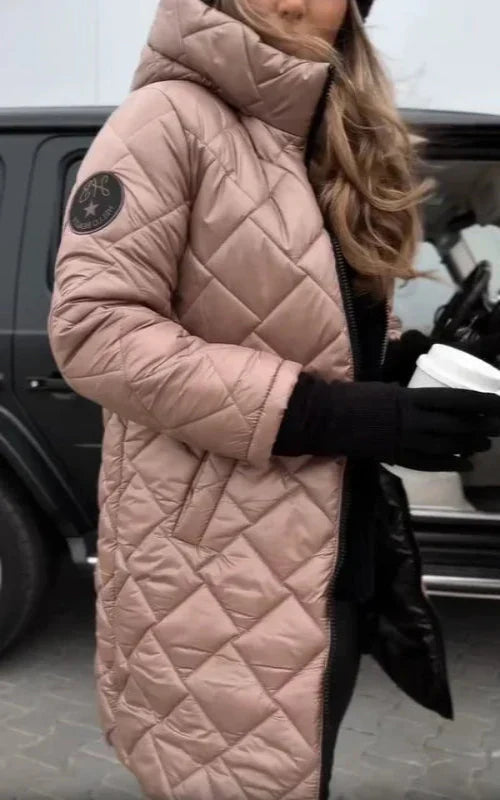 Brielle | Hooded Quilted Down Coat