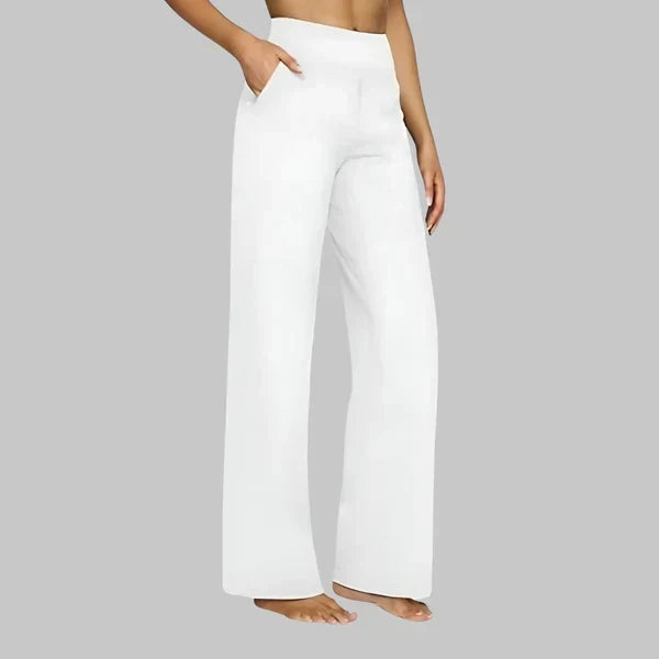 Calista | Women's Straight-Leg Jersey Trousers
