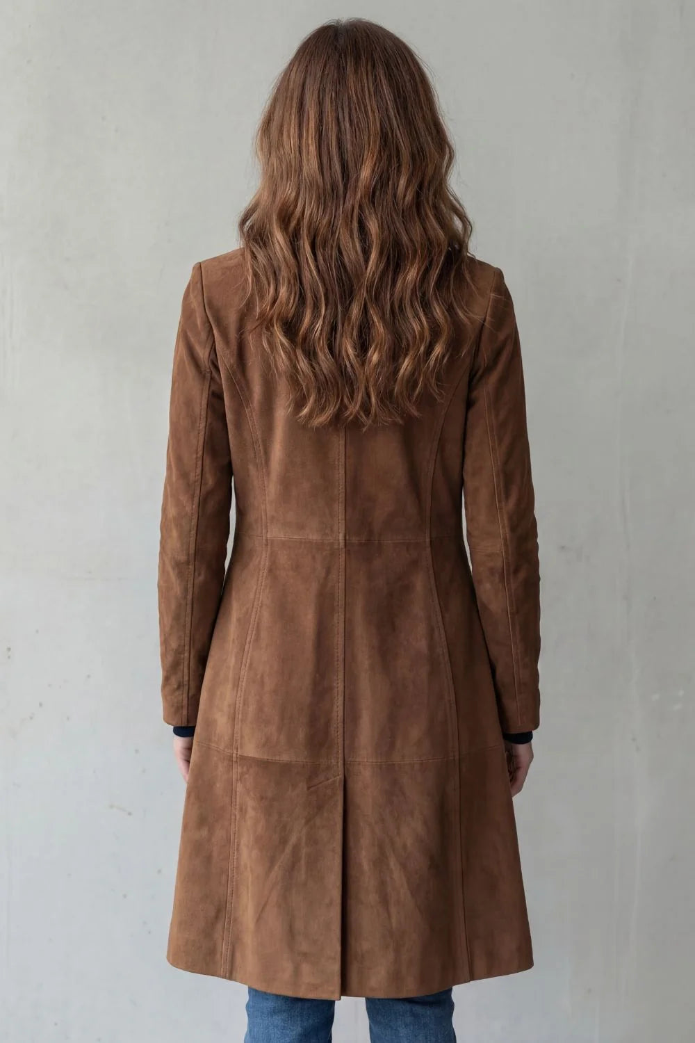 Disa | Vintage Suede Long Coat