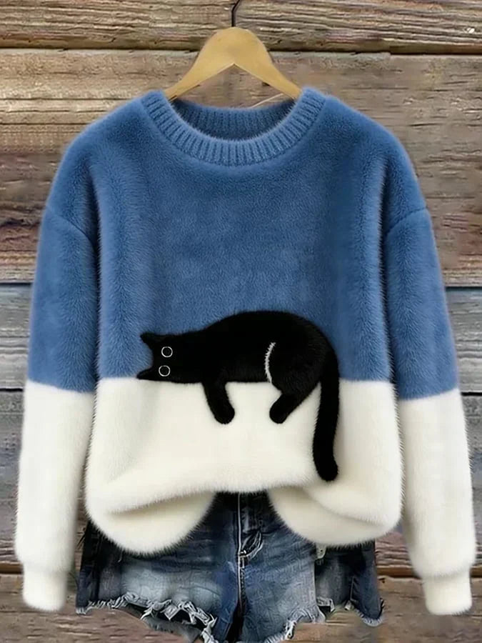 Luna | Women's Cat Motif Jumper