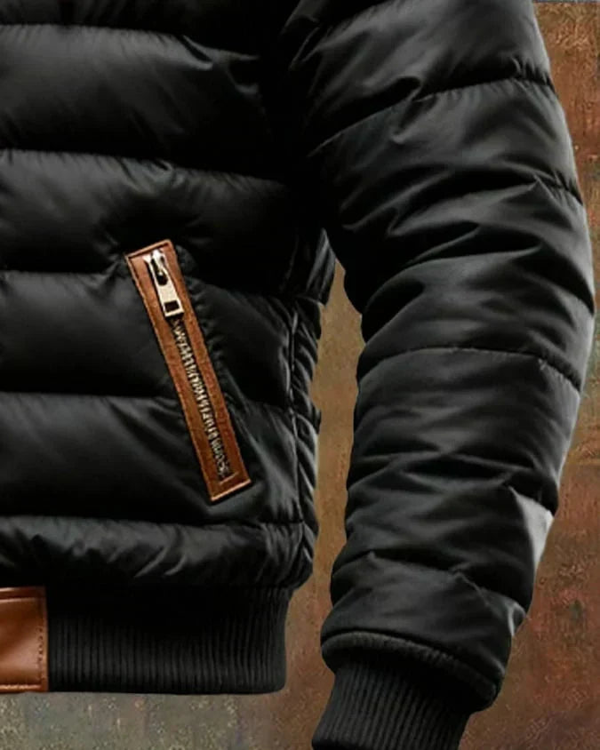 Topuria | Sherpa-Lined Quilted Jacket