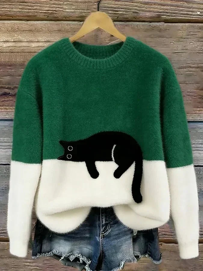 Luna | Women's Cat Motif Jumper