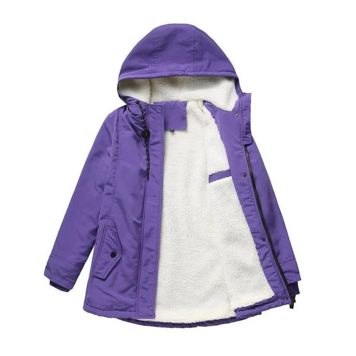 Maisha | Fleece-Lined Hooded Parka Coat