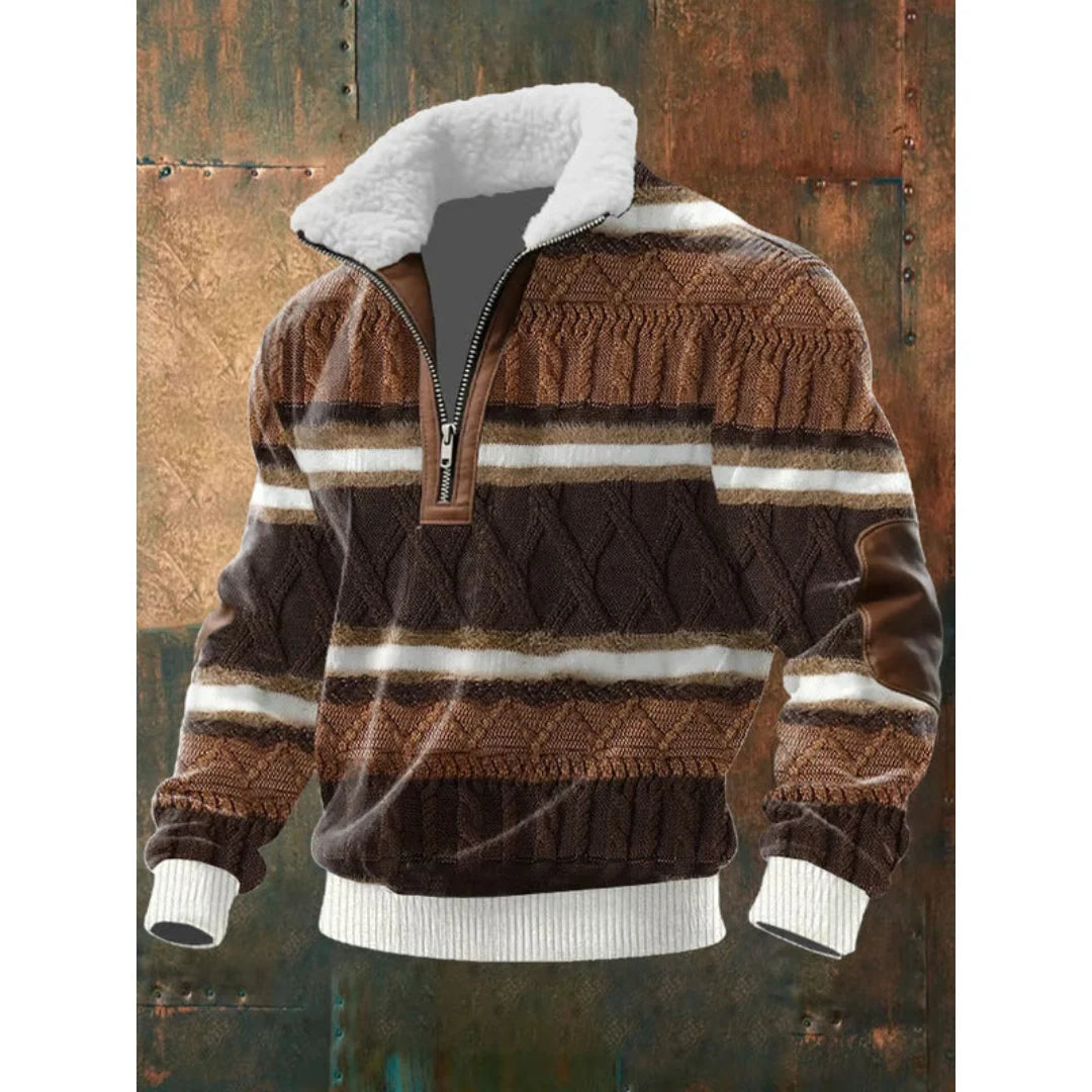 Killian | Fleece Turtleneck Sweater With Zipper