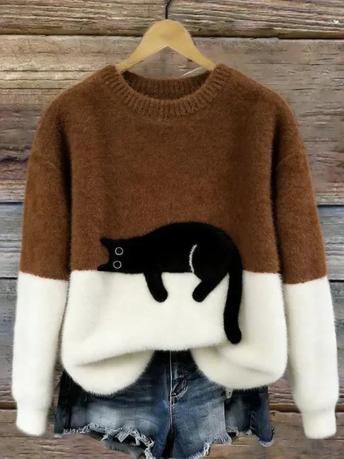 Luna | Women's Cat Motif Jumper