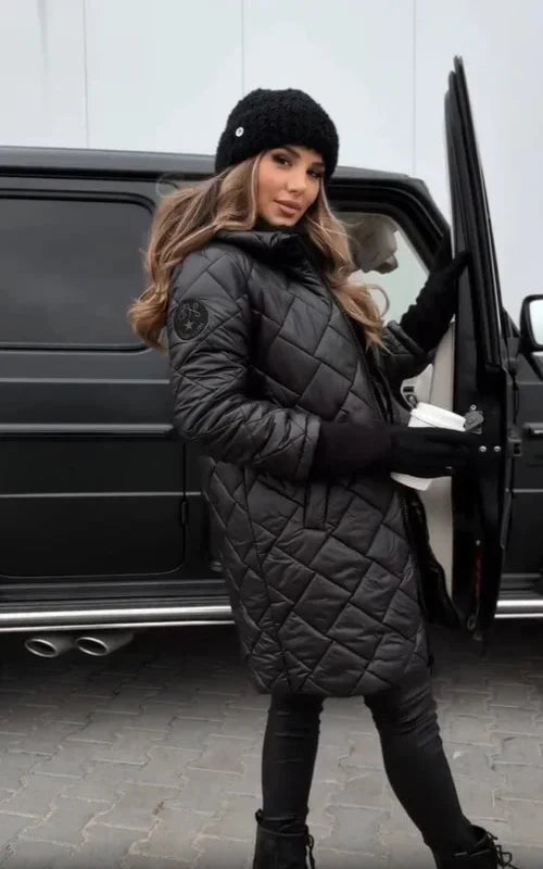 Brielle | Hooded Quilted Down Coat