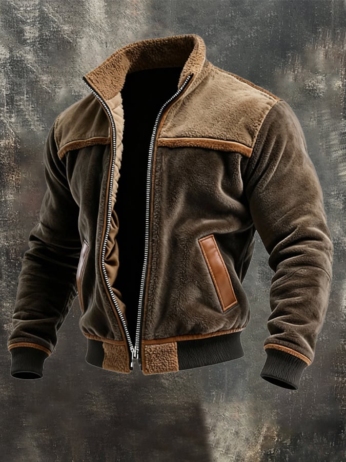 Bram | Men's Teddy-Lined Aviator Jacket