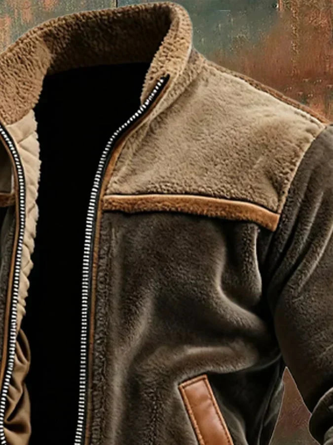 Bram | Men's Teddy-Lined Aviator Jacket