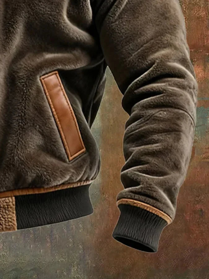 Bram | Men's Teddy-Lined Aviator Jacket