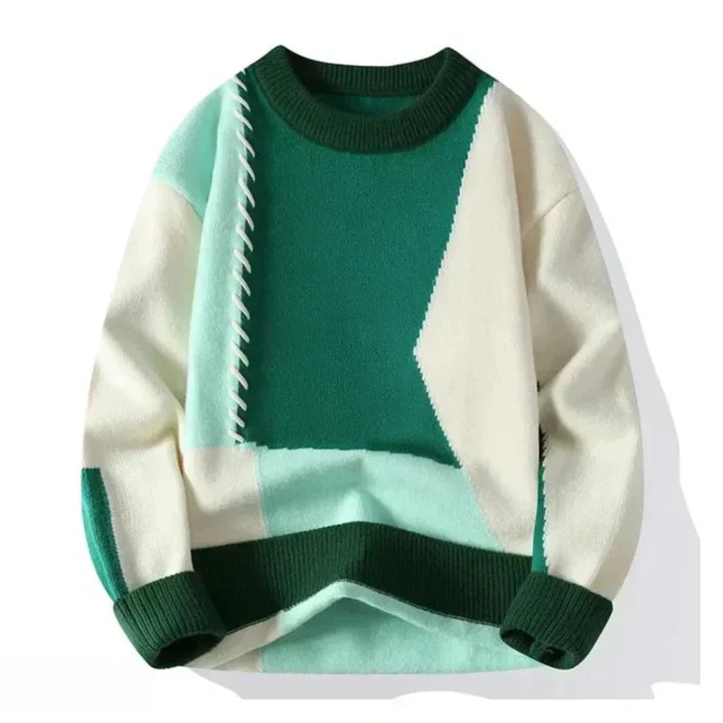 Finley | Patchwork Knit Jumper