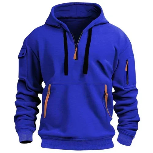 Landon | Men's Half-Zip Hoodie with Pockets