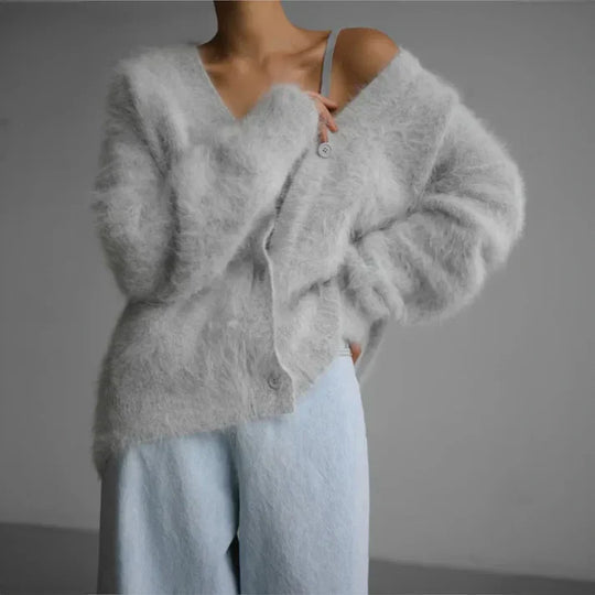 Jasmine | Women's Soft Fluffy Cardigan
