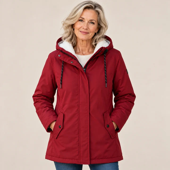 Maisha | Fleece-Lined Hooded Parka Coat