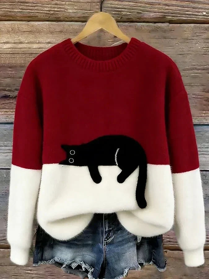 Luna | Women's Cat Motif Jumper