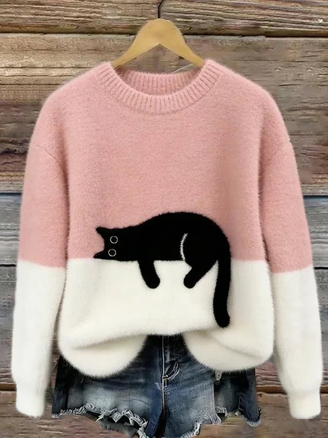 Luna | Women's Cat Motif Jumper