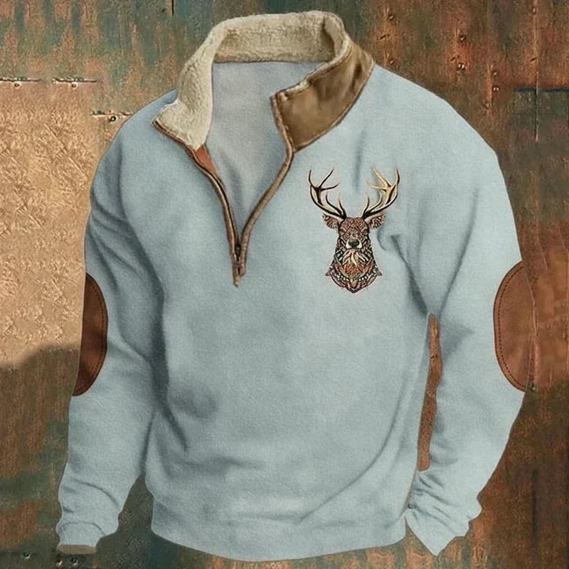 Darven | Quarter-Zip Fleece Jumper
