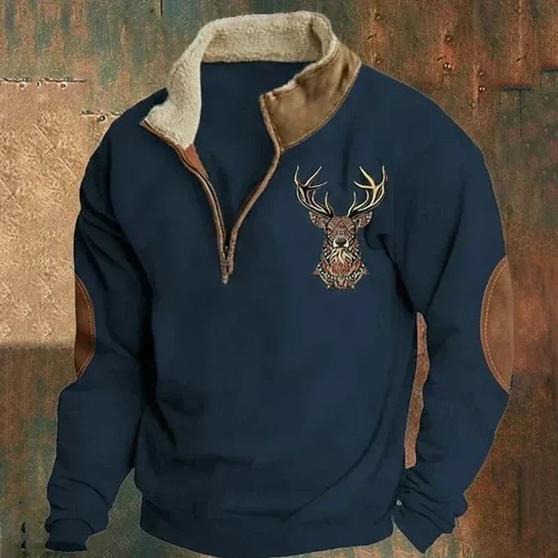Darven | Quarter-Zip Fleece Jumper